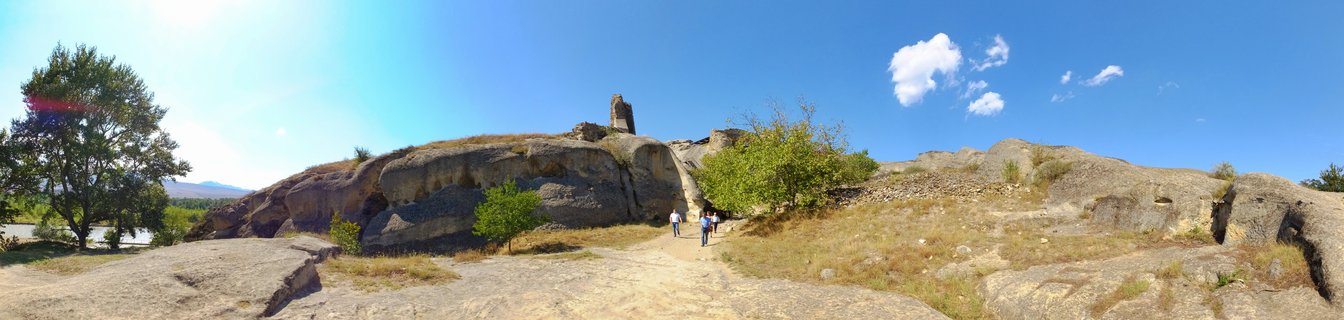 Uplistsikhe Ancient Cave Town Rock-Cut Architecture in Georgia